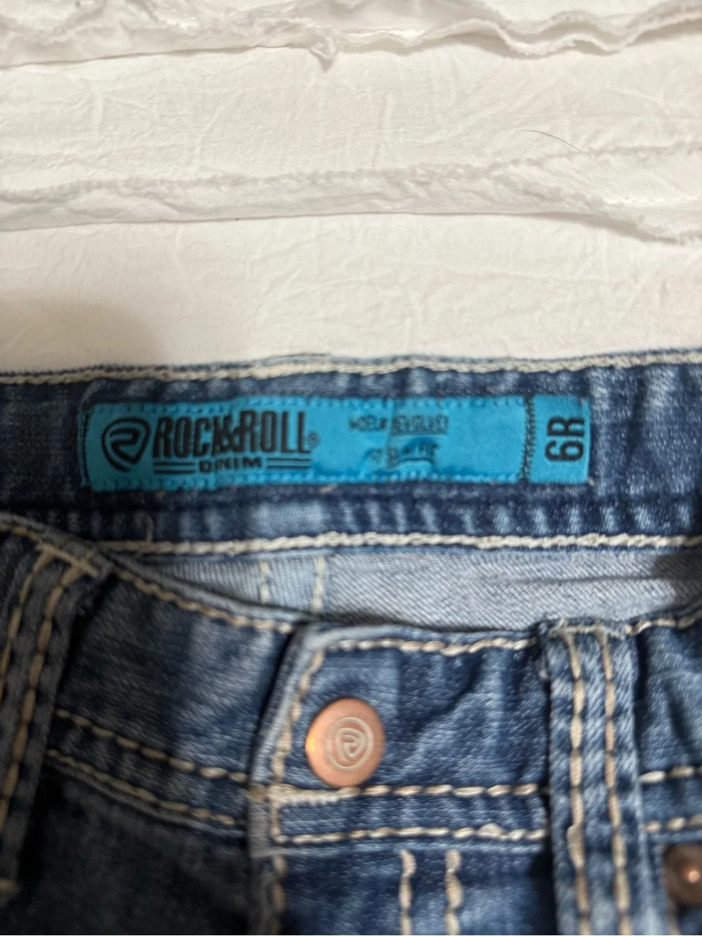 Kids Blue Denim Jeans - Classic Straight Fit
